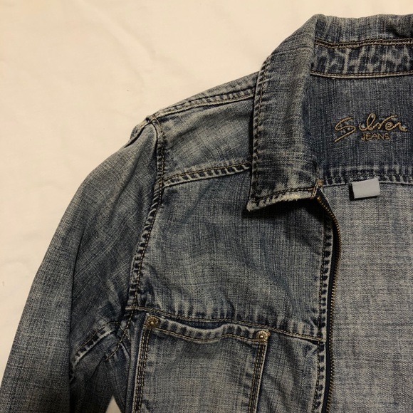 👐🏼SILVER JEANS Jean Jacket ☕️💅🏻 - Picture 2 of 7